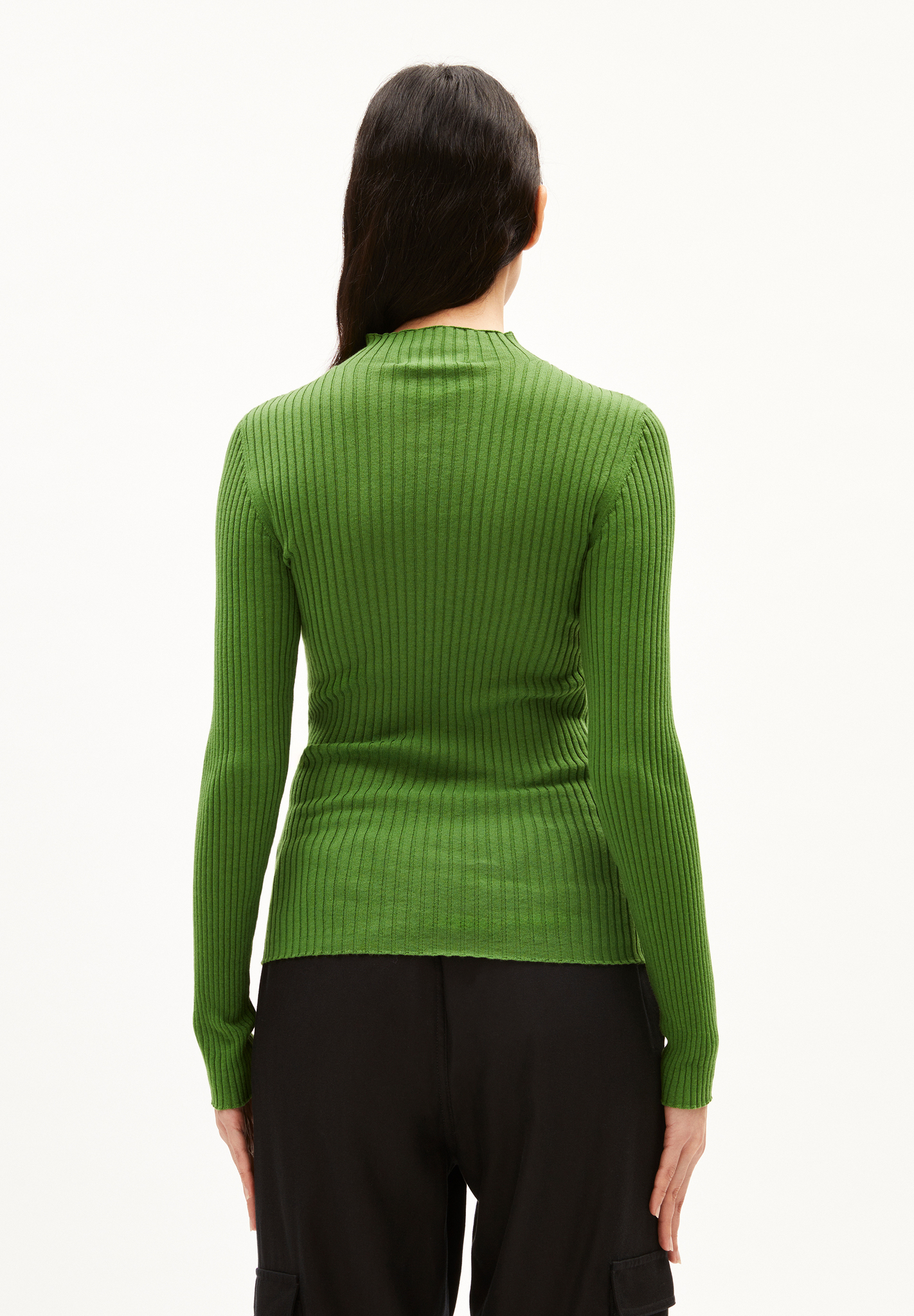 Armedangels  ALAANIA Pullover Slim Fit aus Bio-Baumwolle in ivy green 