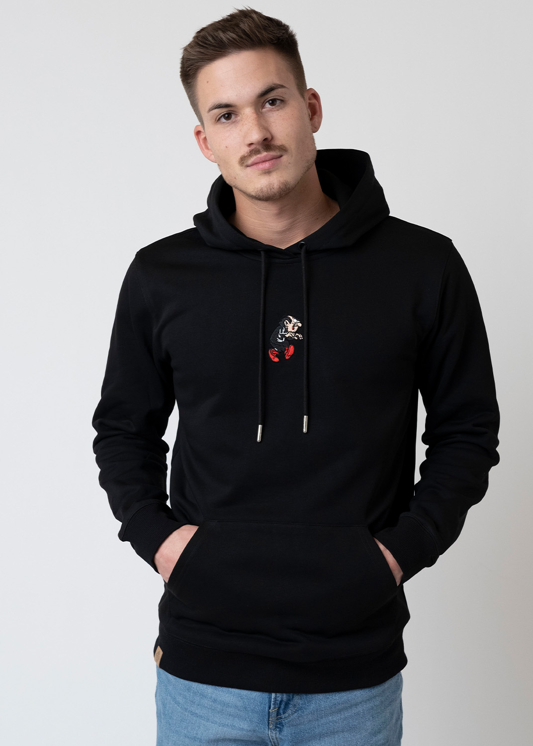 Bavarian Caps Hoodie "Gargarmel" - schwarz HS50