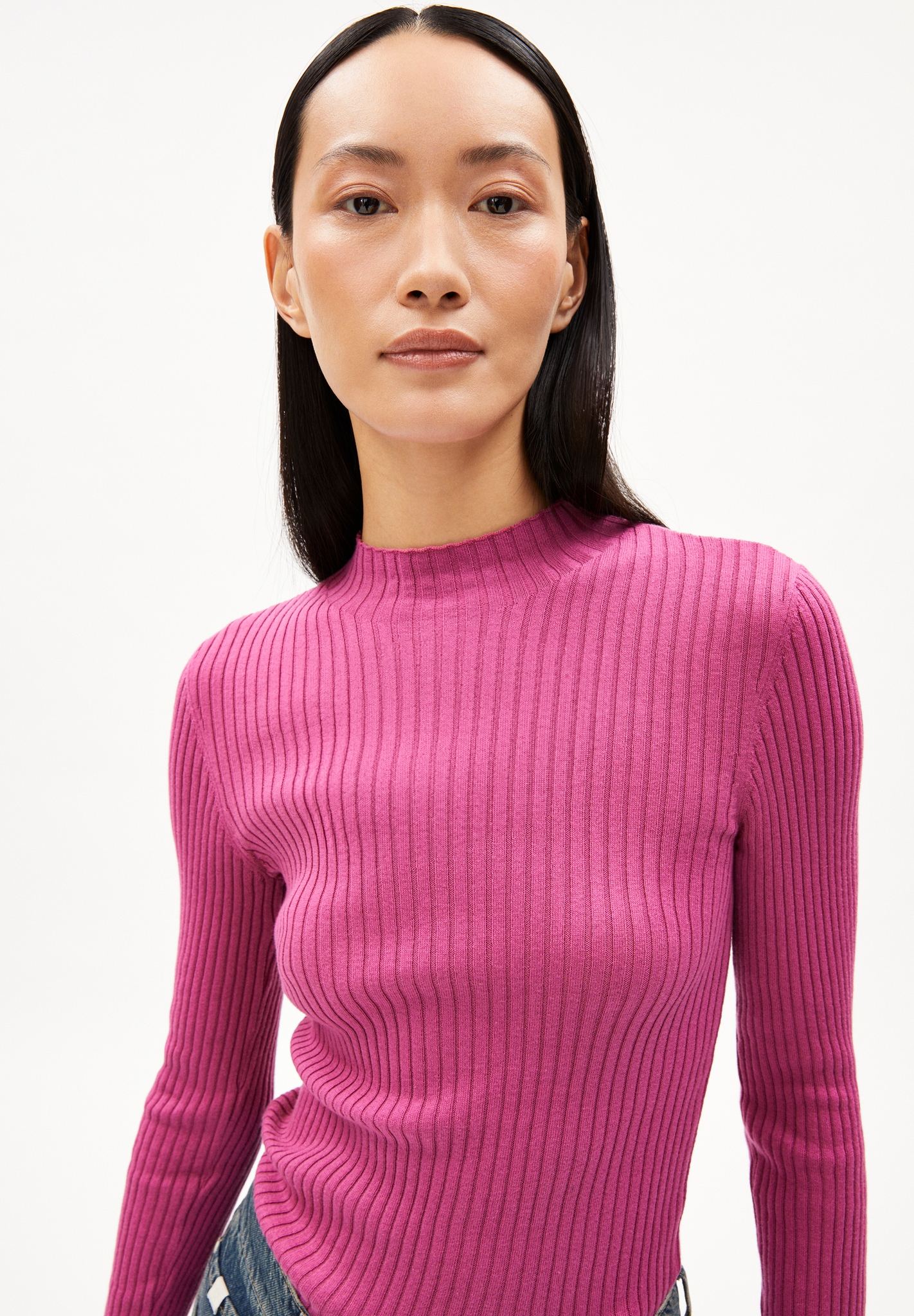 Armedangels  ALAANIA Pullover Slim Fit aus Bio-Baumwolle in crushed berry