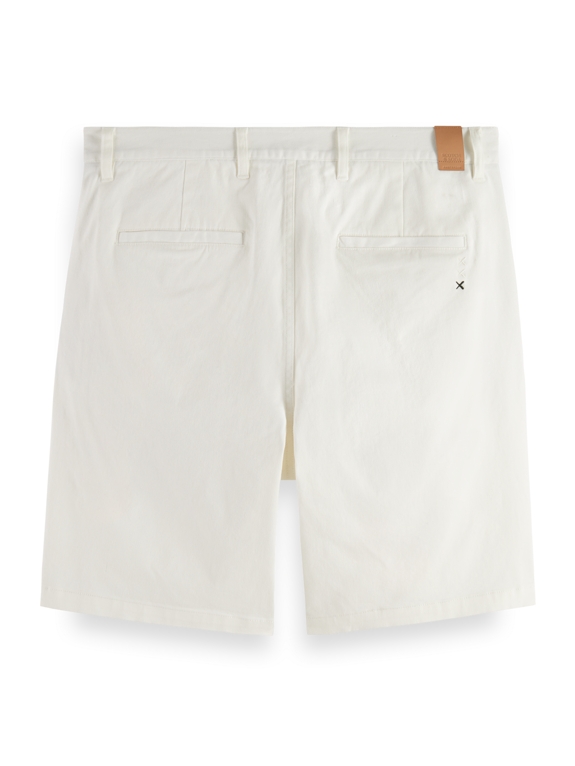 Scotch&Soda Chino Short CORE - STUART - COTTON-BLEND T off white